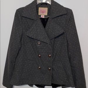 PINK ENVELOPE PEACOAT